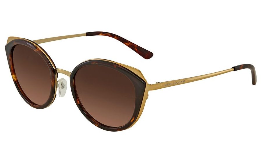 Michael Kors Men's Sunglasses MK1029 Charleston Dark Havana Gold/Brown Lens