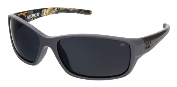 Caterpillar Sunglasses CTS SENSOR Matte Grey Grey Polarised Lens