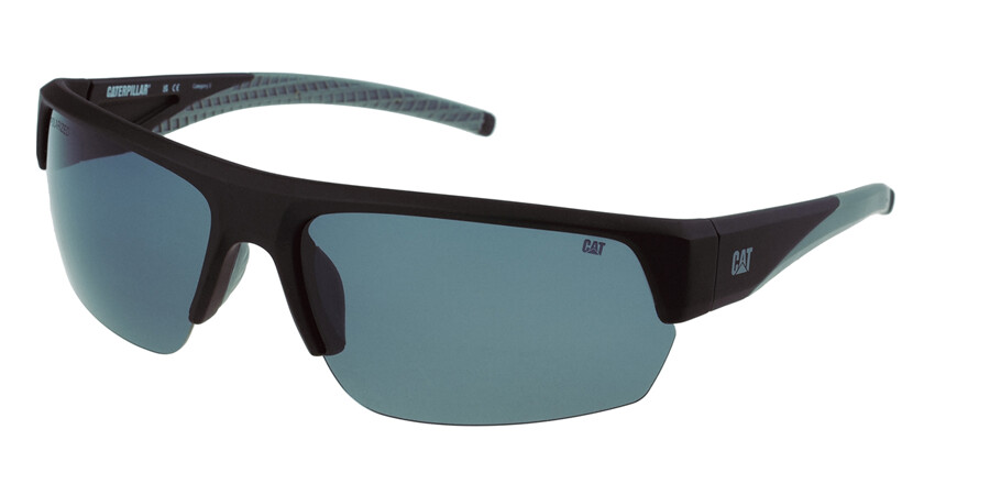 Caterpillar Sunglasses CTS 8022 Matte Black Solid Polarised Lens