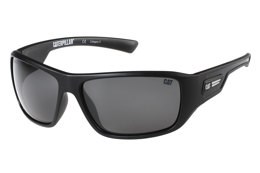 Caterpillar Sunglasses CTS JACK Matte Black Grey Polarised