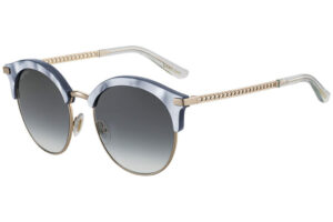 Jimmy Choo Women's Sunglasses Hally Azure/Dark Grey Lens