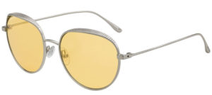 Jimmy Choo Women's Sunglasses Ello Silver/Yellow Lens