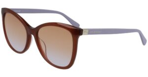 Longchamp Women's Sunglasses LO648S Wine Lilac/Brown Lens