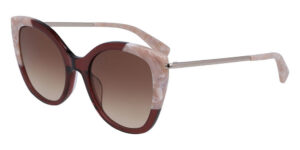 Longchamp Women's Sunglasses LO636S Ruby/Brown Lens