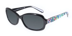 Kate Spade Women's Sunglasses Darya Black/Grey Lens