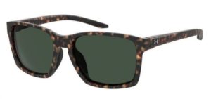 Under Armour Men's Sunglasses UA 0010/F/S Dark Havana/Green Lens