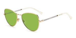 Jimmy Choo Women's Sunglasses Carol Gold/Green Lens