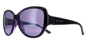 Ted Baker Women's Sunglasses Shay TB1394 Black/Purple Lens
