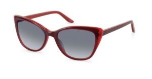 Lulu Guiness Women's Sunglasses L206 Purple/Grey Lens