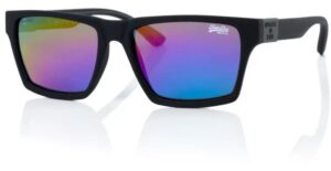 Superdry Men's Sunglasses Disruptive Matte Black/Tinted Grey Polarised Lens