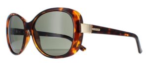 Ted Baker Women's Sunglasses Nola TB1343 Havana/Green Lens