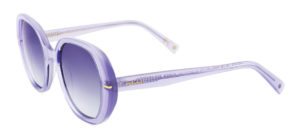 Polar Women's Sunglasses Gold 150 Shiny Lilac/Lilac Polarised Lens