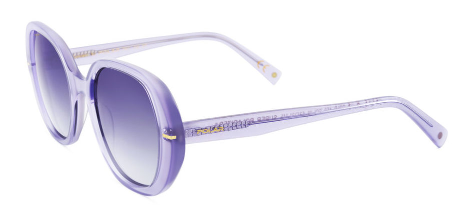Polar Women's Sunglasses Gold 150 Shiny Lilac/Lilac Polarised Lens