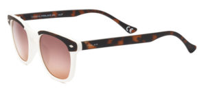 Polar Men's Sunglasses 362 Matte White Havana/Brown Polarised Lens