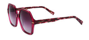 Polar Women's Sunglasses Gold 135 Transparent Pink/Pink Polarised Lens