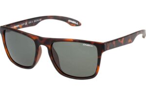 O'Neill Men's Sunglasses Chagos Matte Tortoise/Green Polarised Lens