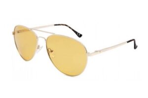 Polar Women's Sunglasses 664 Shiny Gold/Yellow Polarised Lens
