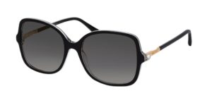 Jimmy Choo Women's Sunglasses Judy Black/Grey Mirror Lens