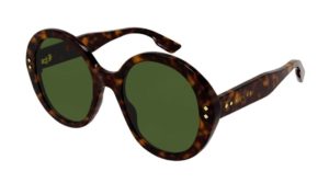 Gucci Women's Sunglasses GG1081S Dark Havana/Dark Green Lens