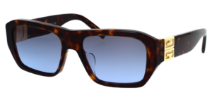 Givenchy Women's Sunglasses GV40036U Dark Havana/Blue Lens