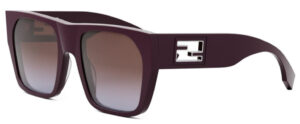Fendi Women's Sunglasses FE40124I Burgundy/Burgundy Lens