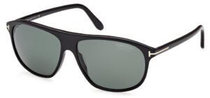 Tom Ford Men's Sunglasses FT1027/S 01R Black/Green