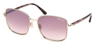 Tom Ford Women's Sunglasses FT1029/S 28Z Rose Gold/Violet
