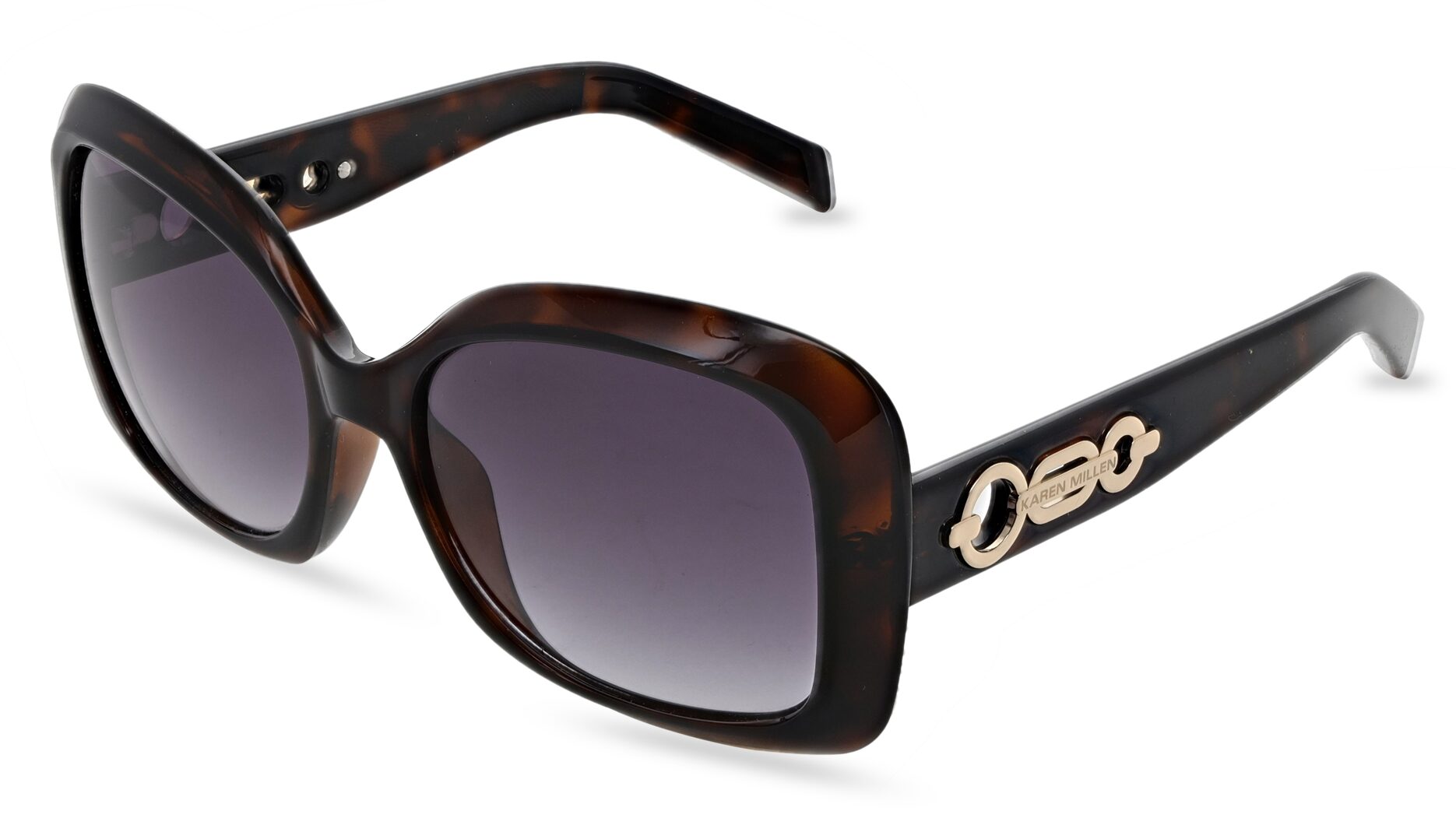 Sunglasses KM5053 103 57 Dark Tortoise Gradient Dark Grey