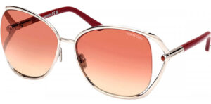 Tom Ford Women's Sunglasses FT1091/S 16T Gold/Red