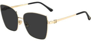 Jimmy Choo Women's Sunglasses VELLA/S 2M2IR Gold/Black