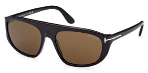 Tom Ford Unisex Sunglasses FT1002/S 01J Black/Smoke Grey