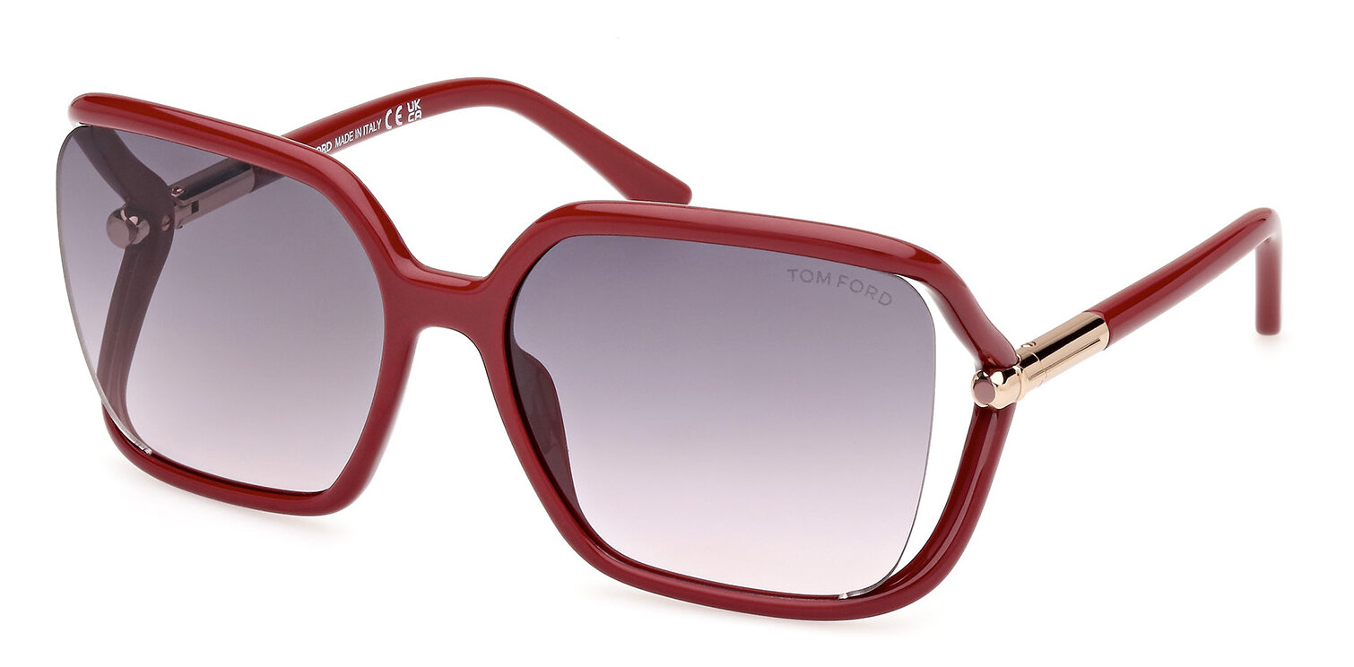 Tom Ford Women's Sunglasses FT1089/S 75B Bordeaux/Grey