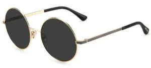 Jimmy Choo Women's Sunglasses ORIANE/S RHLIR Gold/Black
