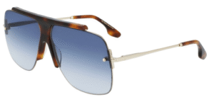 Victoria Beckham Womens Sunglasses VB627S Havana/Blue Lens