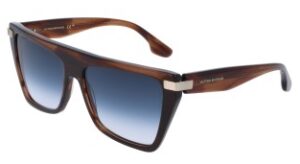 Victoria Beckham Women's Sunglasses VB684S (227) Brown/Gradient Blue Lens