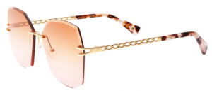 Polar Women's Sunglasses MOD.GOLD 6003 COL.02/R Gold/Pink Lens