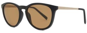 Serengeti Unisex Sunglasses SS556002 Black Frame Brown Lens
