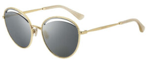 Jimmy Choo Women's Sunglasses MALYA/S J5G Gold/Mirror Lens