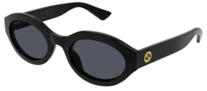 Gucci Women's Sunglasses GG1579S 001 Black/Blacks Lens