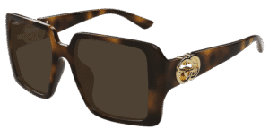 Gucci Women's Sunglasses GG1692S 002 Havana/Brown Lens