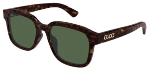 Gucci Women's Sunglasses GG1798SA 002 Havana/Green Lens