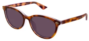 Gucci Women's Sunglasses GG1818SK 004 Havana/Violet Lens