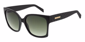 Karen Millen Women's Sunglasses KM5059 001 Black/Gradient Dark Green