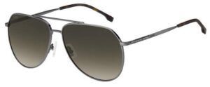 Hugo Boss Men's Sunglasses BOSS 1447/S KJ1 DK Gun Metal/ Grey Lens