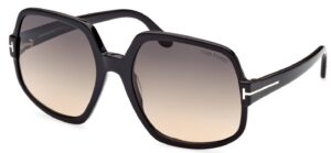 Tom Ford Women's Sunglasses FT0792/S 01B Black/Black Gradient Lens