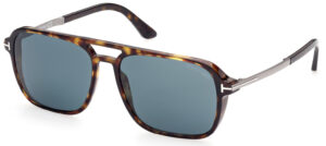 Tom Ford Women's Sunglasses FT0910/S 52V Tortoise Shell/Blue Lens