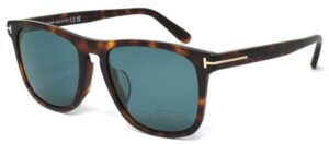 Tom Ford Men's Sunglasses FT0930-F/S 54V Tortoise Shell/Blue Lens