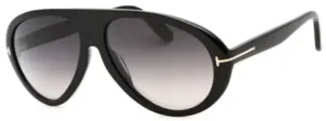 Tom Ford Women's Sunglasses FT0988/S 01B Black/Black Gradient Lens