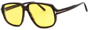 Tom Ford Men's Sunglasses FT1024/S 52E Tortoise Shell/Yellow Lens