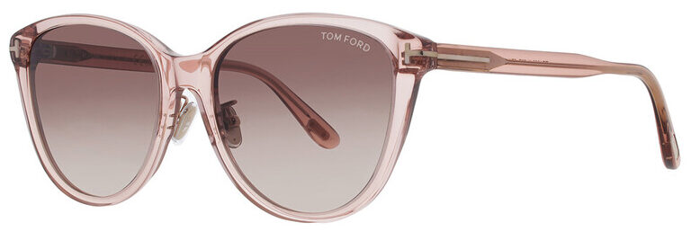 Tom Ford Women's Sunglasses FT1055-K/S 72F Light Brown/Brown Gradient Lens